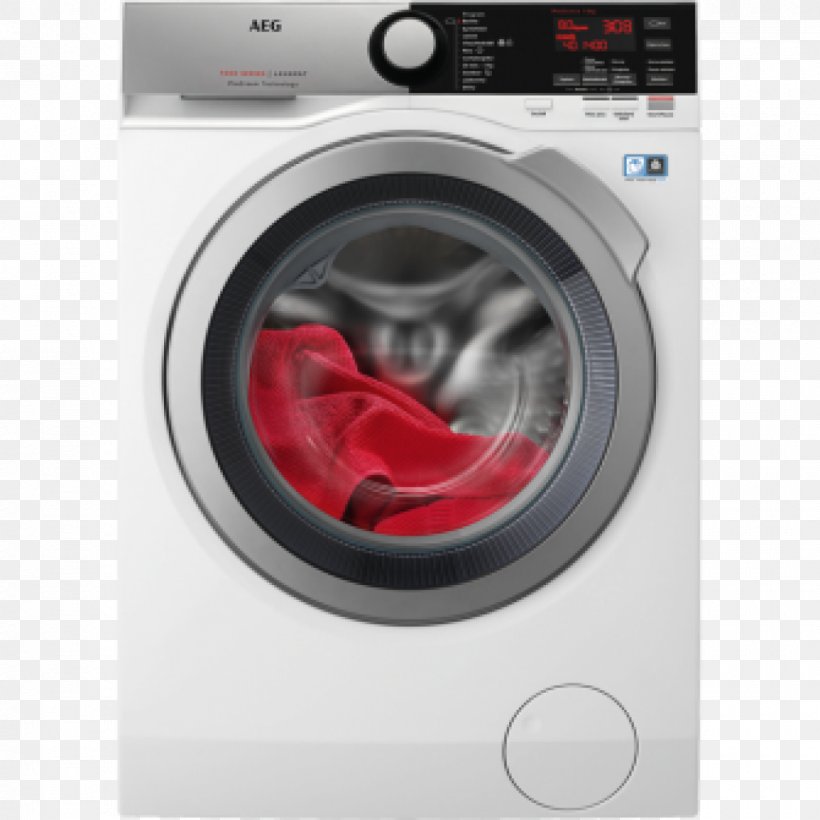 Combo Washer Dryer Washing Machines Home Appliance Clothes Dryer AEG, PNG, 1200x1200px, Combo Washer Dryer, Aeg, Clothes Dryer, Cooking Ranges, European Union Energy Label Download Free