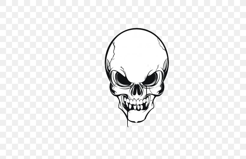 Skull Drawing Clip Art, PNG, 542x531px, Skull, Art, Black And White, Bone, Drawing Download Free
