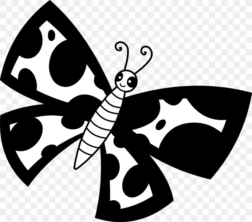 Monarch Butterfly Black And White Clip Art, PNG, 1600x1410px, Butterfly, Art, Black And White, Black Butterfly, Cartoon Download Free