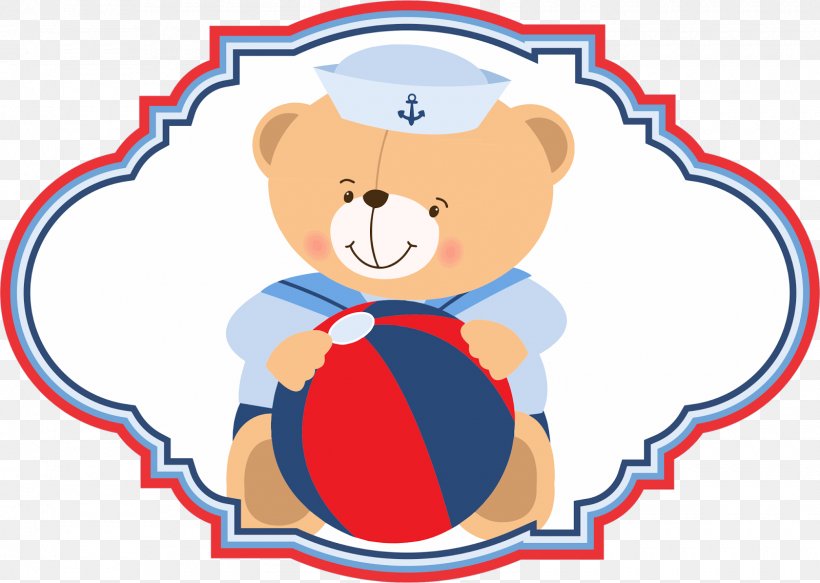 Bear Sailor Party Paper Baby Shower, PNG, 1600x1138px, Watercolor, Cartoon, Flower, Frame, Heart Download Free