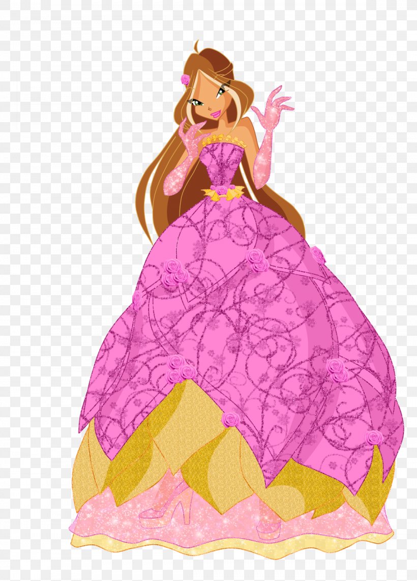 Flora Bloom Roxy Tecna Musa, PNG, 1148x1600px, Flora, Ball Gown, Barbie, Bloom, Costume Download Free