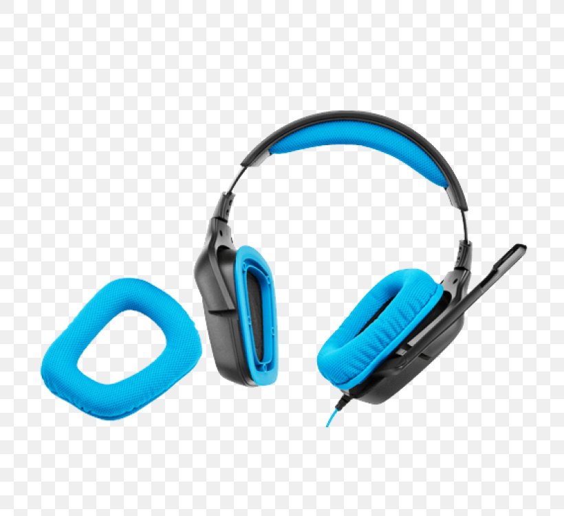 7.1 Surround Sound Headset Logitech G430 Headphones, PNG, 750x750px, 71 Surround Sound, Audio, Audio Equipment, Dolby Laboratories, Dts Download Free