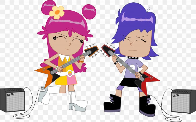 Hi Hi Puffy AmiYumi Cartoon, PNG, 5220x3249px, Watercolor, Cartoon, Flower, Frame, Heart Download Free