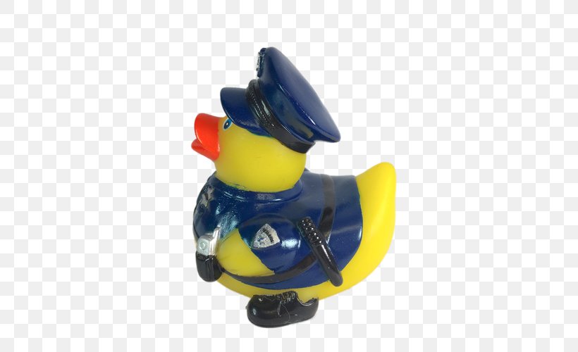 Rubber Duck Plastic Natural Rubber Police, PNG, 500x500px, Duck, Child, Figurine, Law Enforcement, Natural Rubber Download Free