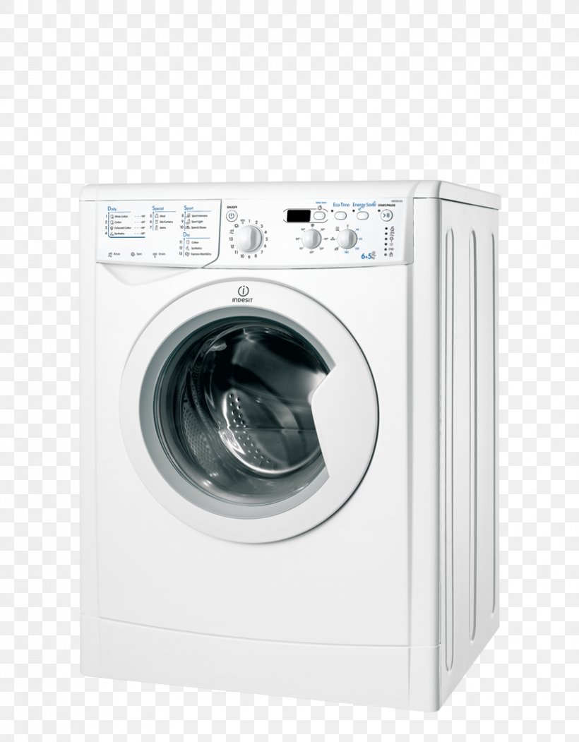 Washing Machines Indesit Co. INDESIT IWSC 51051 C ECO Indesit Ecotime IWSC 51051 C Clothes Dryer, PNG, 830x1064px, Washing Machines, Clothes Dryer, Combo Washer Dryer, European Union Energy Label, Home Appliance Download Free