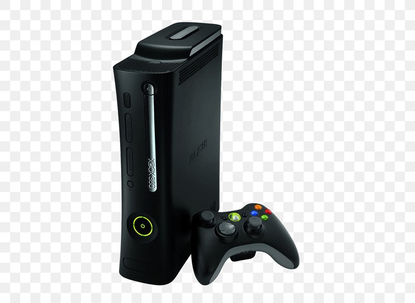 Xbox 360 Black Video Game Consoles, PNG, 600x600px, Xbox 360, All Xbox Accessory, Black, Electronic Device, Gadget Download Free