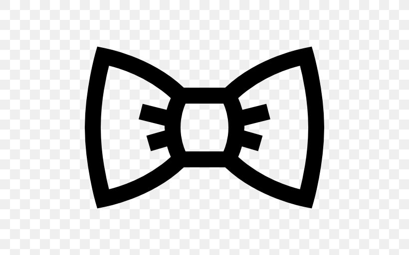 Bow Tie, PNG, 512x512px, Bow Tie, Area, Black, Black And White, Computer Font Download Free