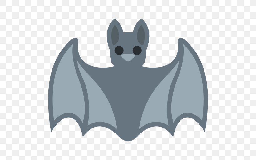 Congress Bridge Bats Emoji Domain Emojipedia, PNG, 512x512px, 1024, Bat, Android Nougat, Black, Black And White Download Free