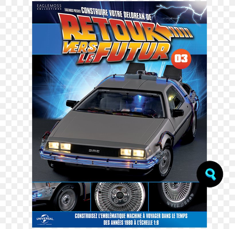 Dr. Emmett Brown Universal Pictures DeLorean Time Machine Back To The Future Car, PNG, 800x800px, Dr Emmett Brown, Advertising, Automotive Design, Automotive Exterior, Back To The Future Download Free