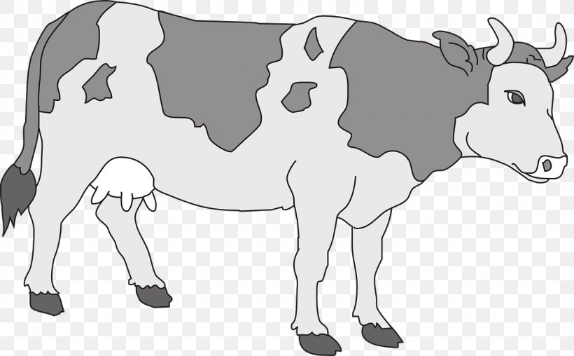 Hungarian Grey Texas Longhorn Clip Art, PNG, 1280x794px, Hungarian Grey, Animal Figure, Black And White, Bridle, Cartoon Download Free