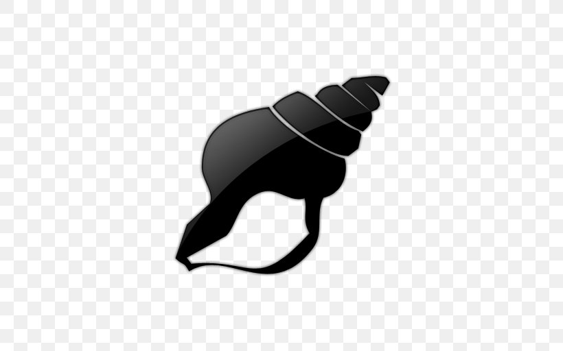 Seashell Mollusc Shell Clip Art, PNG, 512x512px, Seashell, Black, Black And White, Color, Headgear Download Free