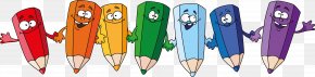 Spear - Colored Pencil Cartoon Drawing PNG
