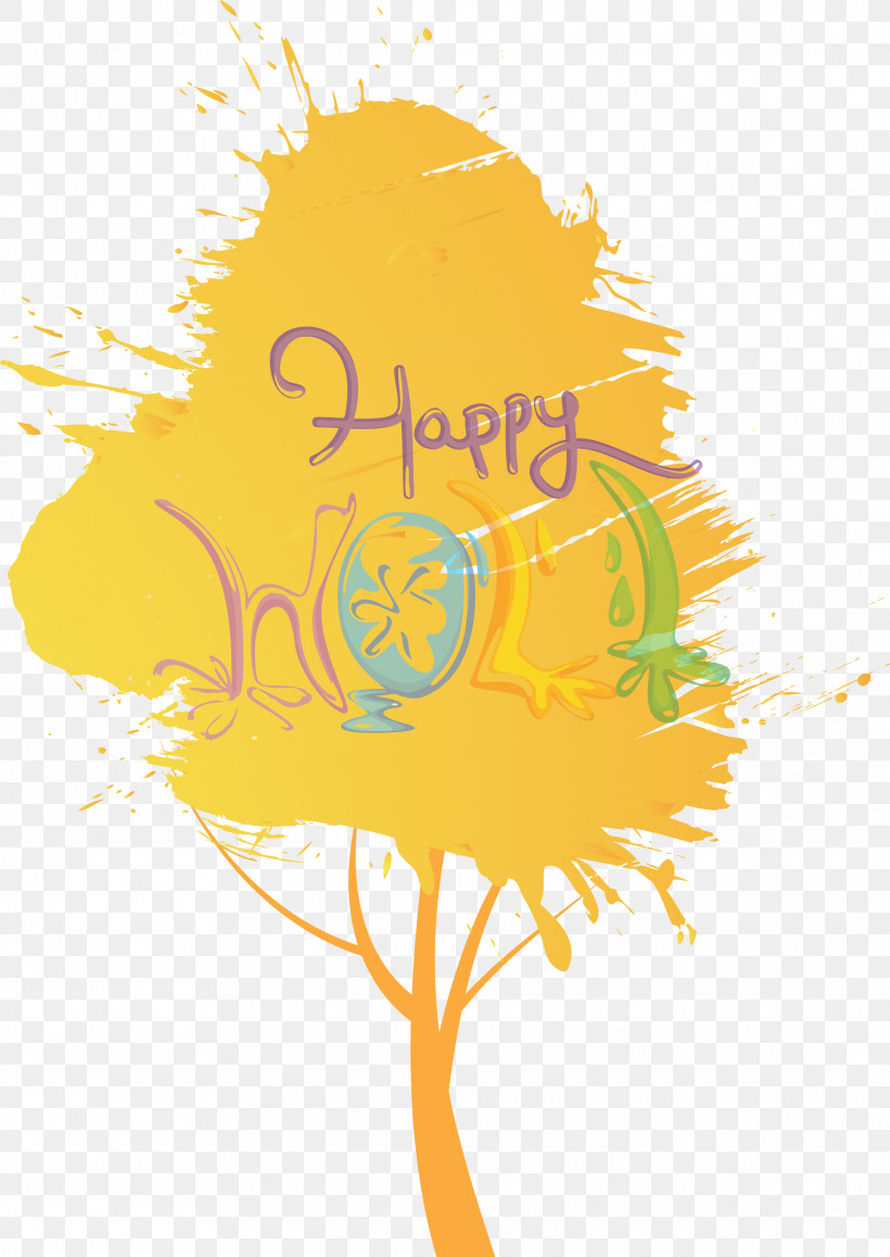 Holi Happy Holi, PNG, 2125x3000px, Holi, Happy Holi, Line, Logo, Plant Download Free