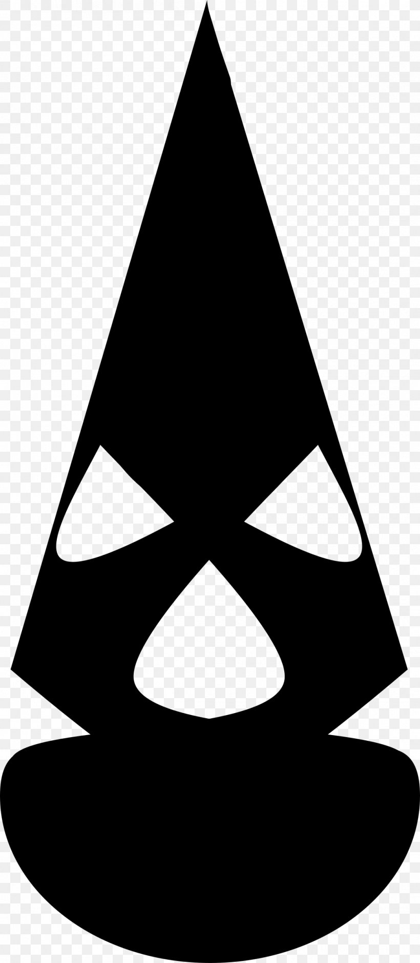 Ku Klux Klan Infinity Symbol Clip Art, PNG, 1049x2400px, Ku Klux Klan, Black And White, Cap, Cone, Headgear Download Free