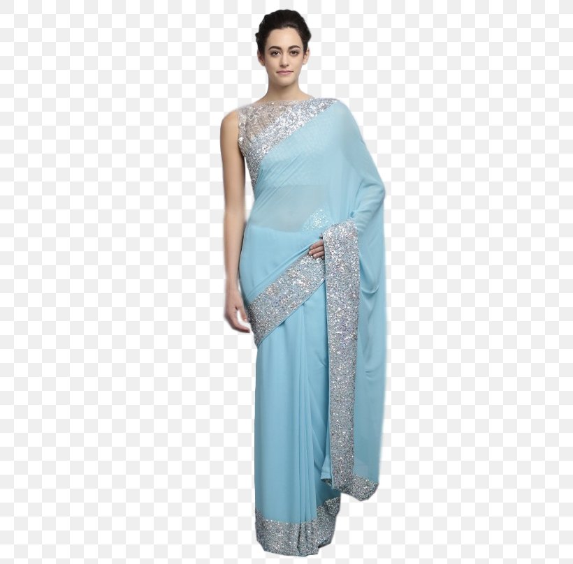 Sari Blue Dress Blouse Sequin, PNG, 650x808px, Sari, Aqua, Blouse, Blue, Chiffon Download Free
