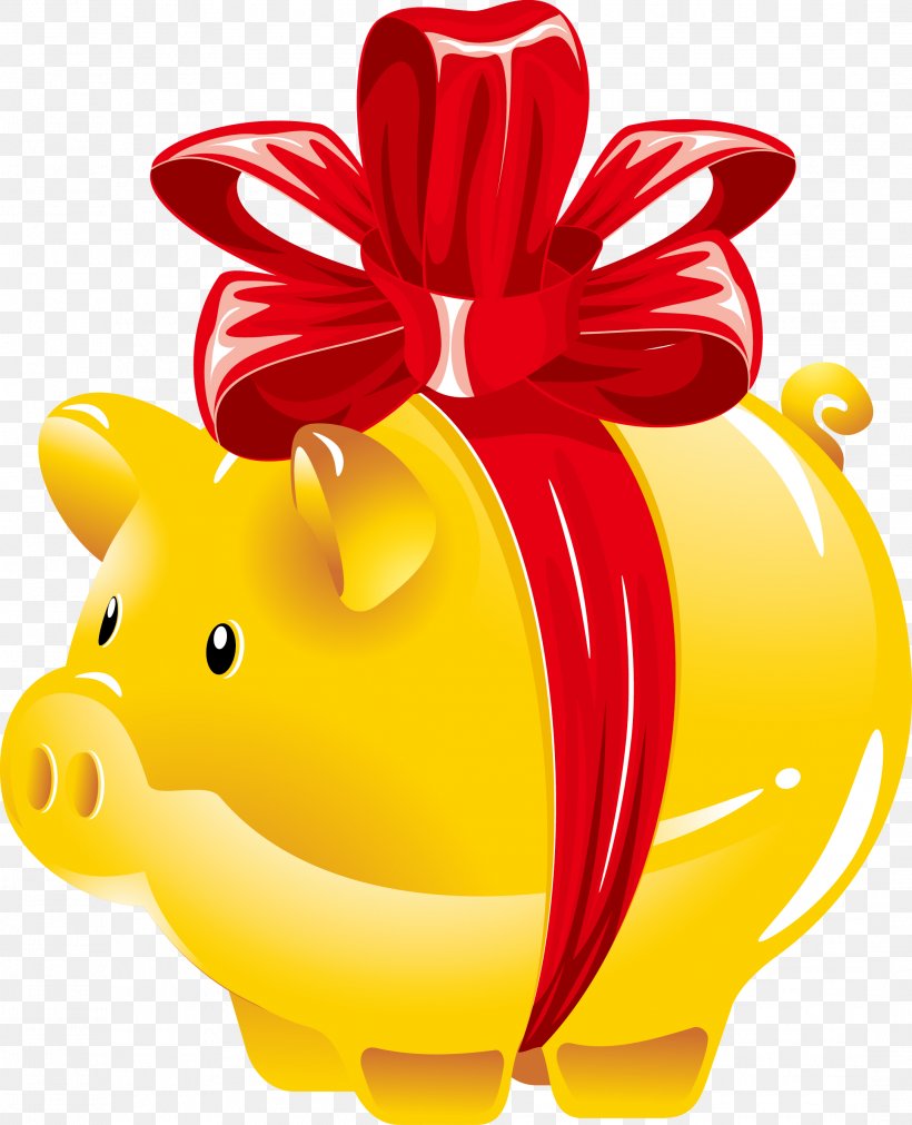 Domestic Pig Piggy Bank Clip Art, PNG, 2166x2672px, Domestic Pig, Coin, Flower, Money, Piggy Bank Download Free