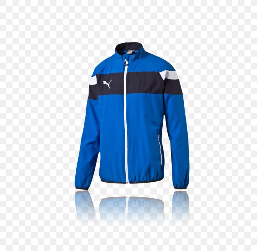 Jacket Tracksuit Puma Clothing Blue, PNG, 800x800px, Jacket, Adidas, Blue, Clothing, Coat Download Free
