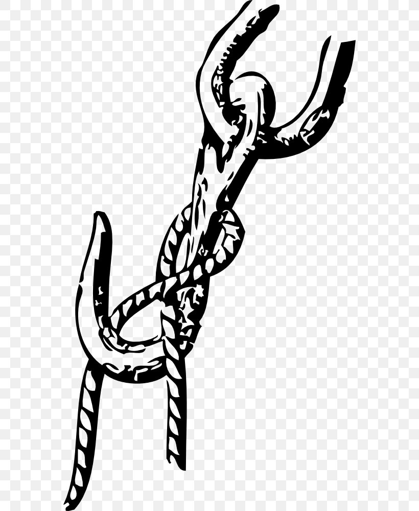 Seizing Knot Clip Art, PNG, 572x1000px, Seizing, Art, Black And White, Branch, Carrick Bend Download Free