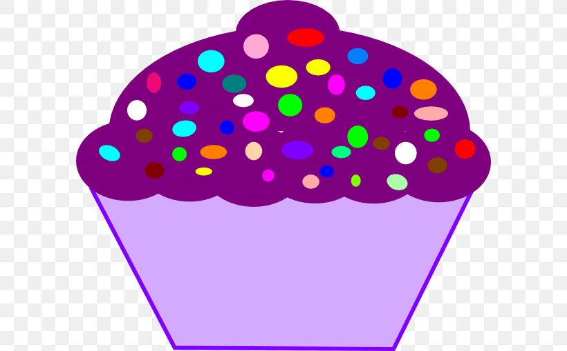 Cupcake Purple Clip Art, PNG, 600x509px, Cupcake, Area, Birthday Cake, Cake, Document Download Free