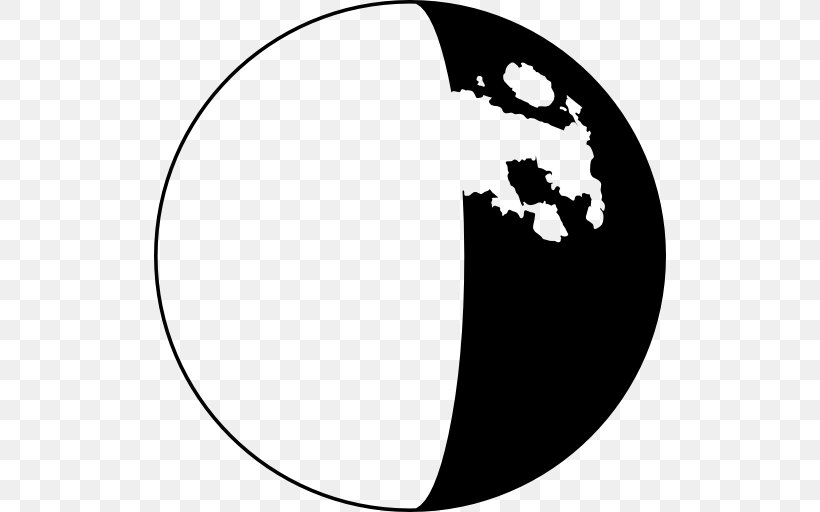 Earth Lunar Phase Moon, PNG, 512x512px, Earth, Area, Black, Black And White, Black Moon Download Free