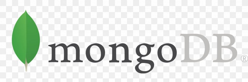 MongoDB Inc. Database NoSQL Logo, PNG, 1844x613px, Mongodb, Brand, Database, Green, Logo Download Free