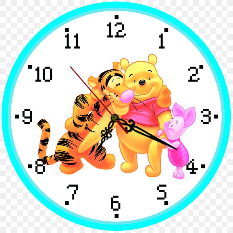 Winnie The Pooh Paper Wall Decal Sticker, PNG, 1024x1024px, Winnie The Pooh, Area, Bedroom, Child, Clock Download Free