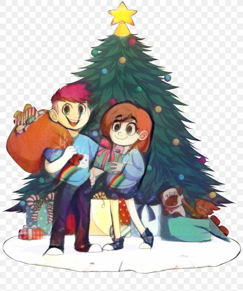 Christmas Tree Artist Illustration Work Of Art, PNG, 999x1200px, Christmas Tree, Art, Artist, Cartoon, Character Download Free