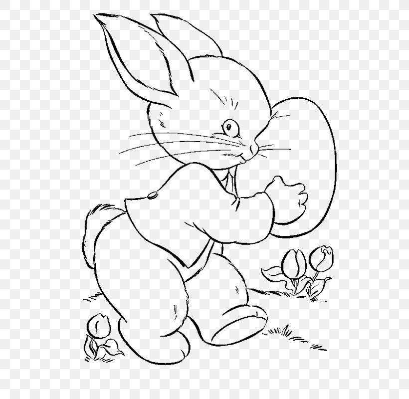 Easter Bunny Coloring Book Easter Egg Child, PNG, 654x800px, Watercolor, Cartoon, Flower, Frame, Heart Download Free