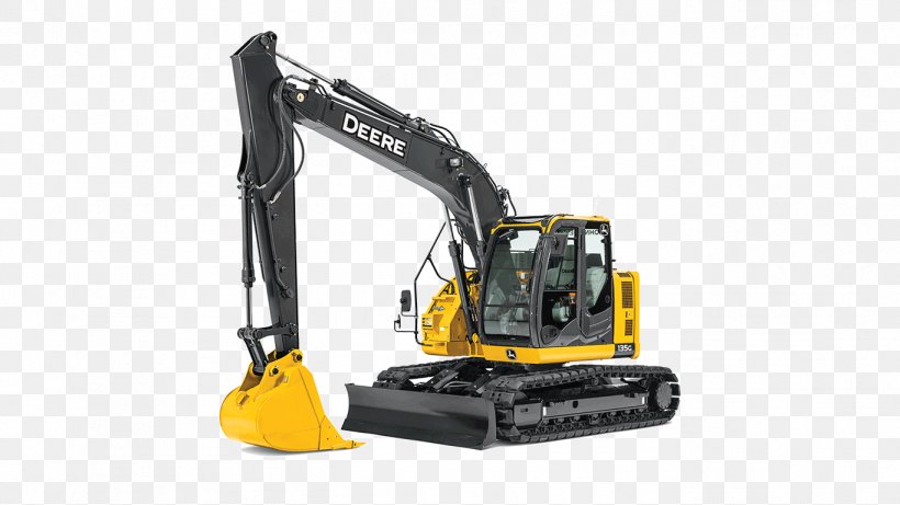 John Deere Heavy Machinery Excavator Tractor, PNG, 1366x768px, John Deere, Agricultural Machinery, Architectural Engineering, Circle Tractor, Construction Equipment Download Free