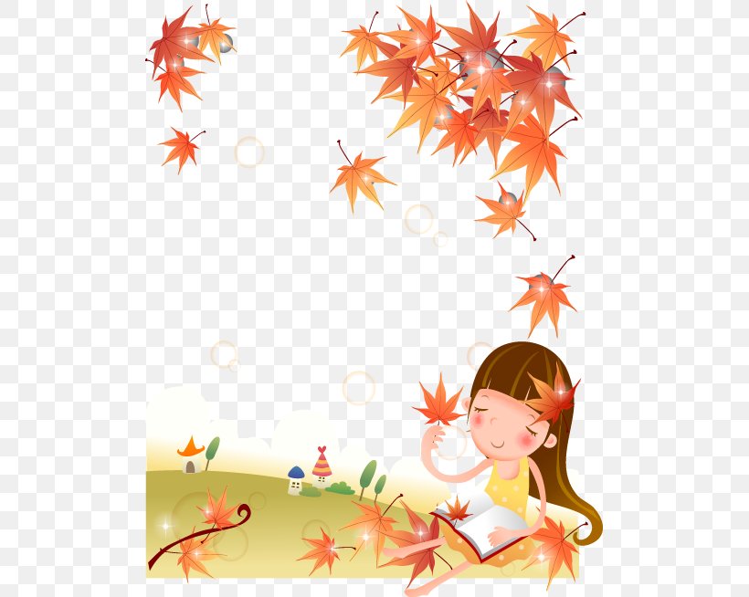 Drawing Cartoon Illustration, PNG, 501x654px, Drawing, Animation, Art, Autumn, Cartoon Download Free