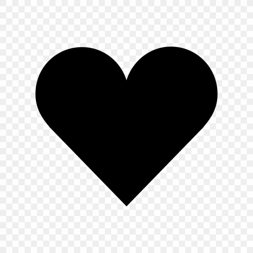 Heart Shape Clip Art Png 1200x1200px Heart Black Black And