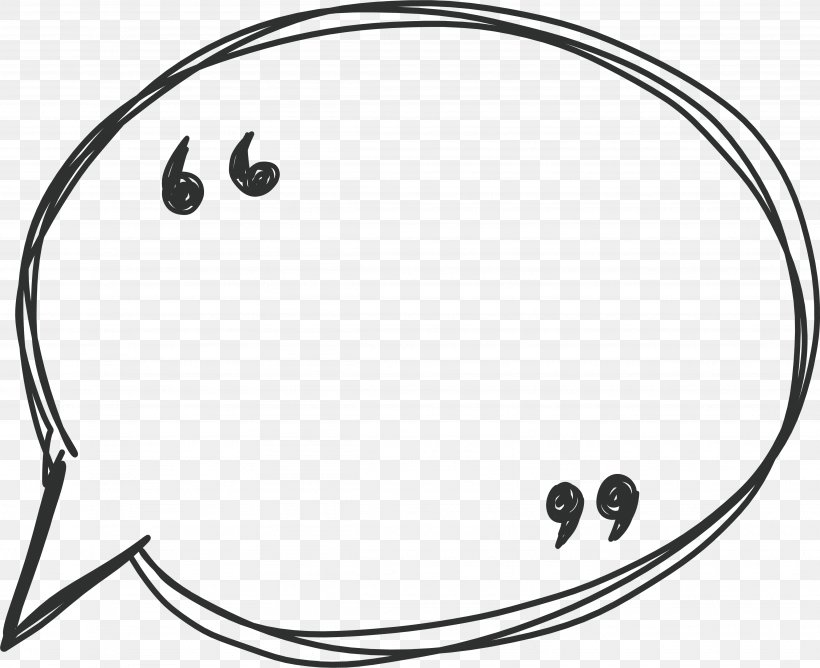 Speech Balloon Bubble, PNG, 3894x3174px, Speech Balloon, Area, Black And White, Bubble, Material Download Free