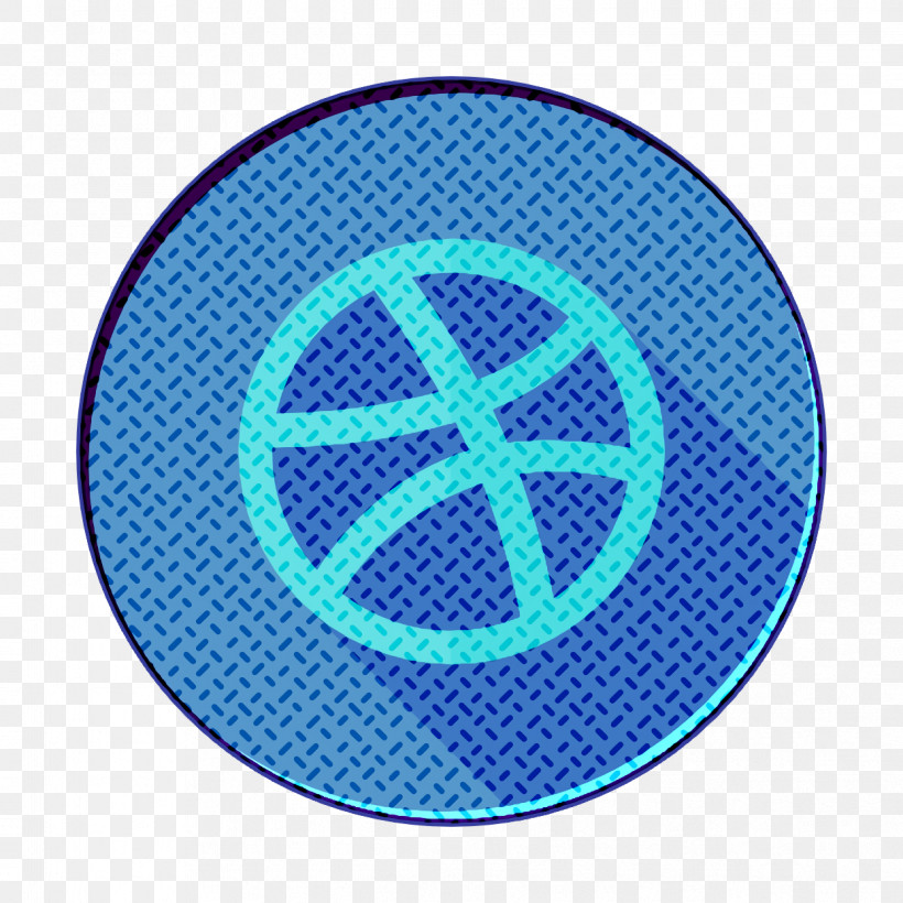 Dribbble Icon Social Media Icons Icon Logo Icon, PNG, 1244x1244px, Dribbble Icon, Aqua, Circle, Electric Blue, Logo Icon Download Free