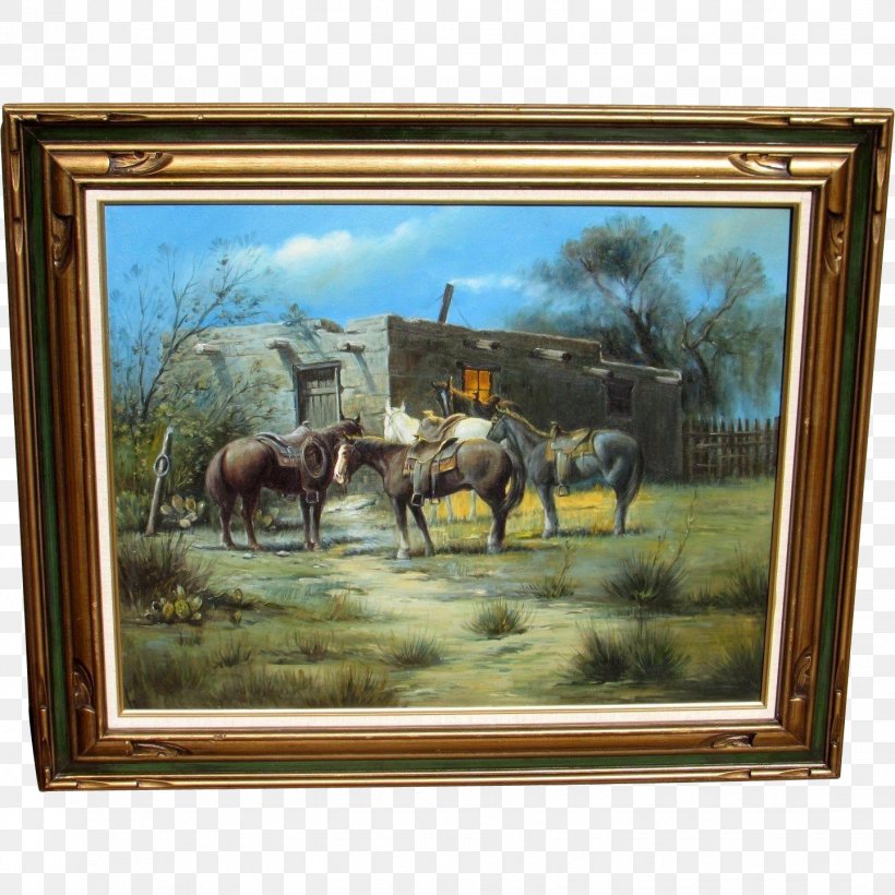 Oil Painting Picture Frames Canvas, PNG, 1442x1442px, Painting, Adobe Systems, Antique, Canvas, Horse Download Free