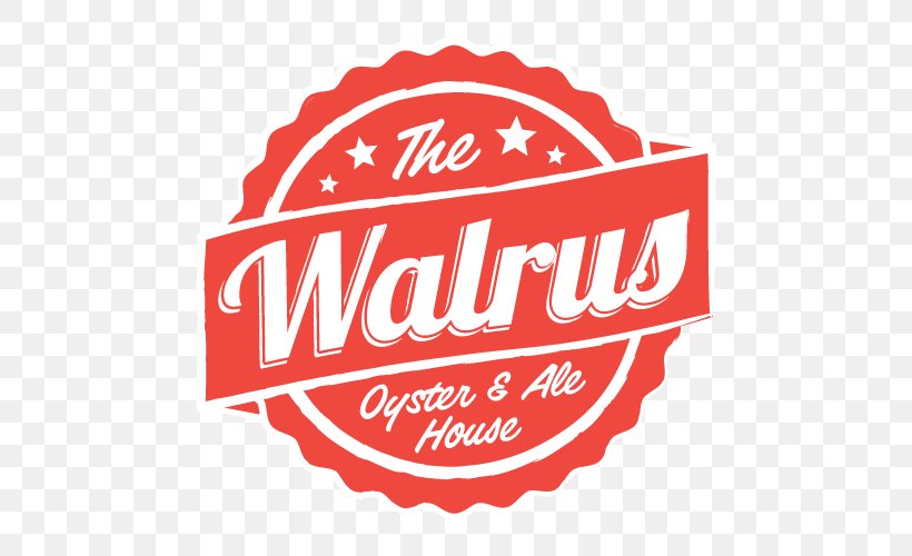 The Walrus Oyster & Ale House Logo Seafood Restaurant Seafood Restaurant, PNG, 500x500px, Logo, Area, Bar, Brand, Label Download Free