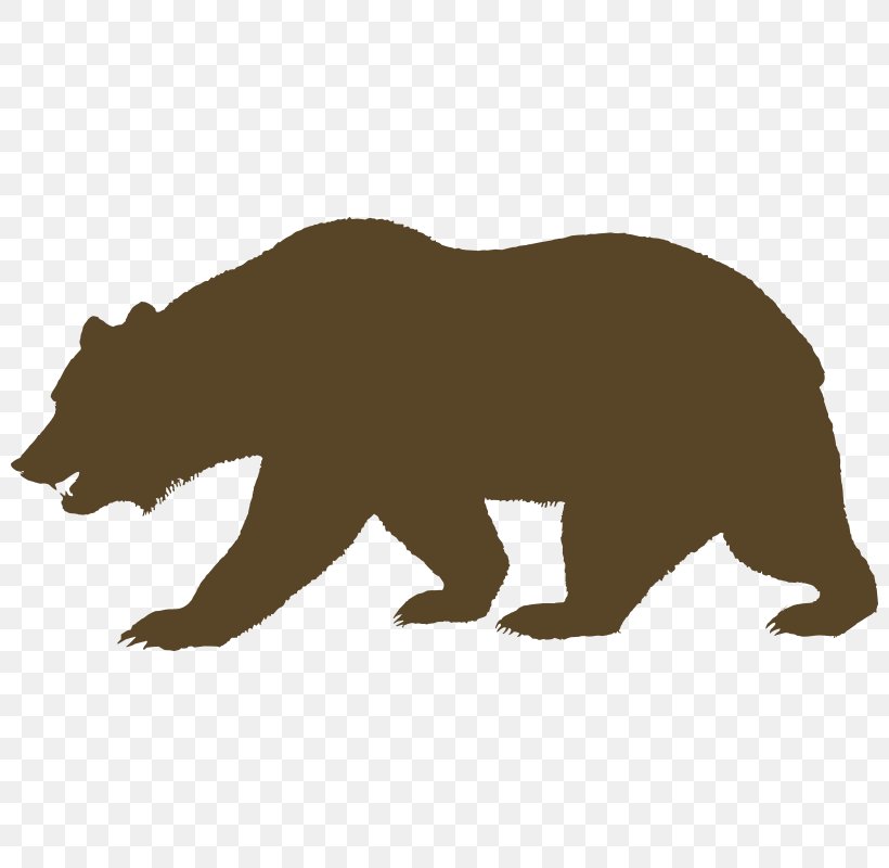 California Grizzly Bear California Republic Clip Art, PNG, 800x800px, Bear, Alaska Peninsula Brown Bear, Brown Bear, California, California Grizzly Bear Download Free