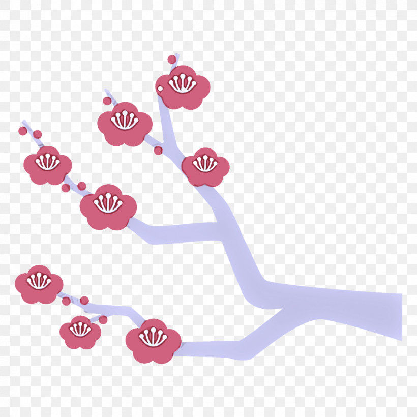 Plum Branch Plum Winter Flower, PNG, 1200x1200px, Plum Branch, Branch, Magenta, Pink, Plant Download Free