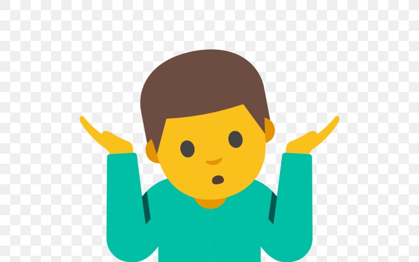Shrug Emoji Emoticon Gesture Clip Art, PNG, 512x512px, Shrug, Art, Ascii Art, Cartoon, Child Download Free