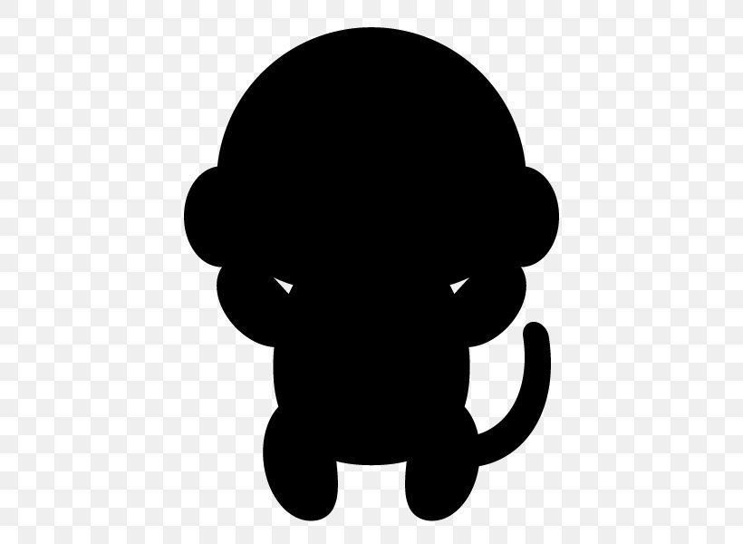 Silhouette Monkey Clip Art, PNG, 600x600px, Silhouette, Black, Black And White, Black M, Cineplex 21 Download Free