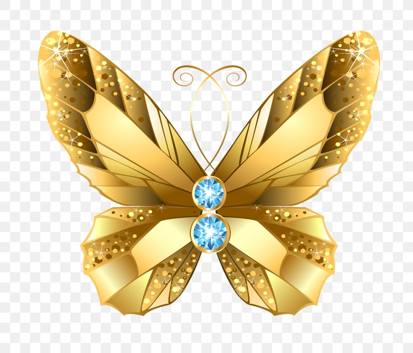 Butterfly Gold Moths Clip Art, PNG, 800x700px, Butterfly, Brooch, Butterflies And Moths, Fashion Accessory, Gold Download Free