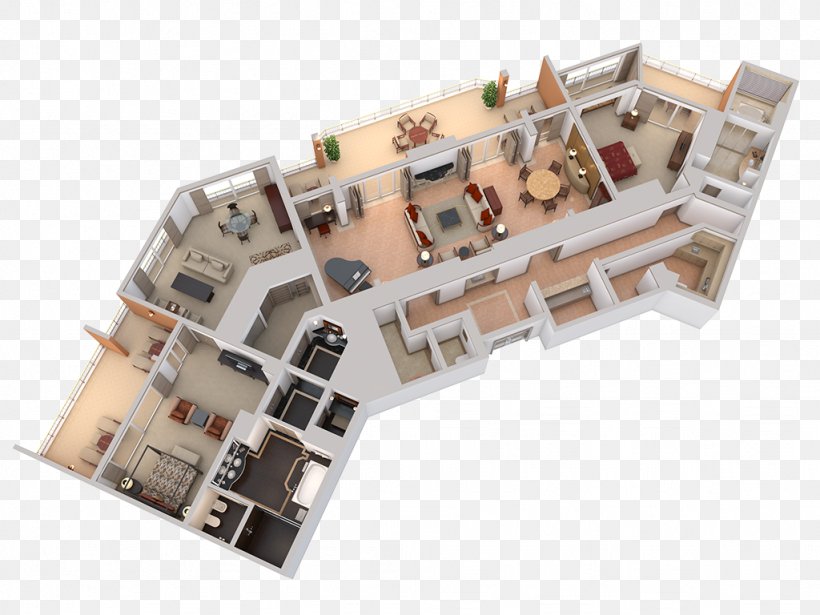 Grand Wailea Resort 3D Floor Plan Suite, PNG, 1024x768px, 3d Floor Plan, Grand Wailea Resort, Balcony, Building, Deck Download Free