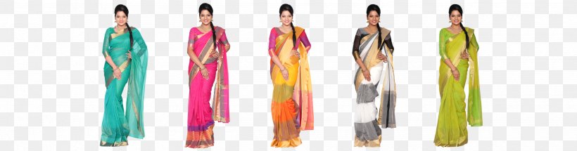 Sari Silk Cotton Color, PNG, 2500x658px, Sari, Black, Color, Cotton, Green Download Free