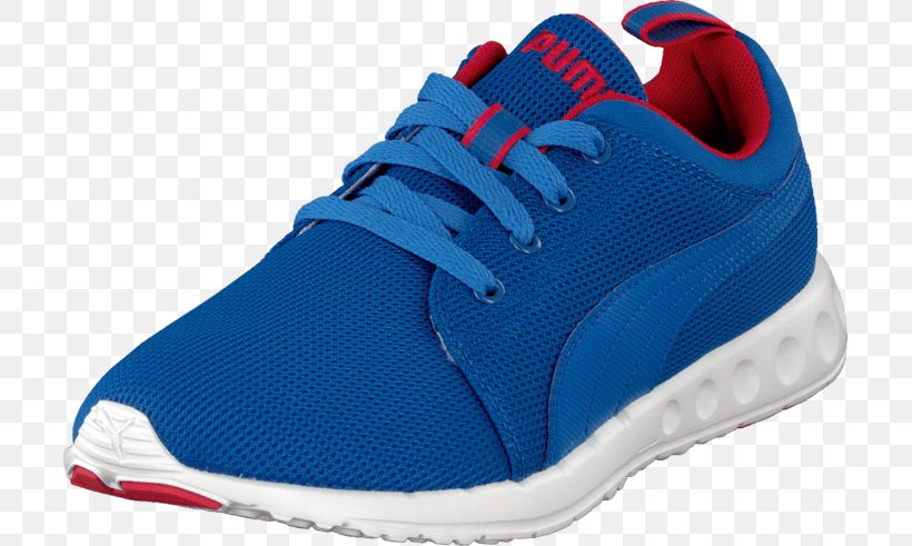 Sneakers Shoe Puma Blue Red, PNG, 705x491px, Sneakers, Adidas, Athletic Shoe, Azure, Basketball Shoe Download Free