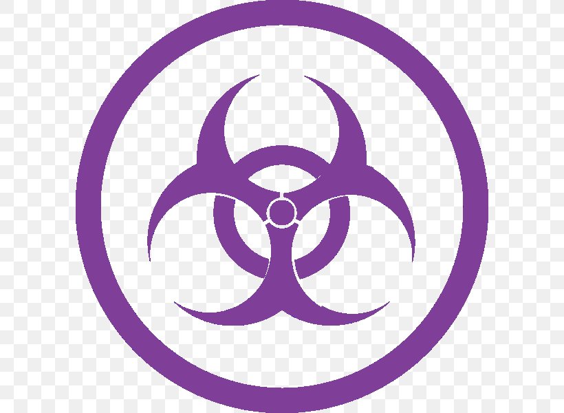 Biological Hazard Sign Decal Hazard Symbol Sticker, PNG, 600x600px, Biological Hazard, Dangerous Goods, Decal, Hazard, Hazard Symbol Download Free