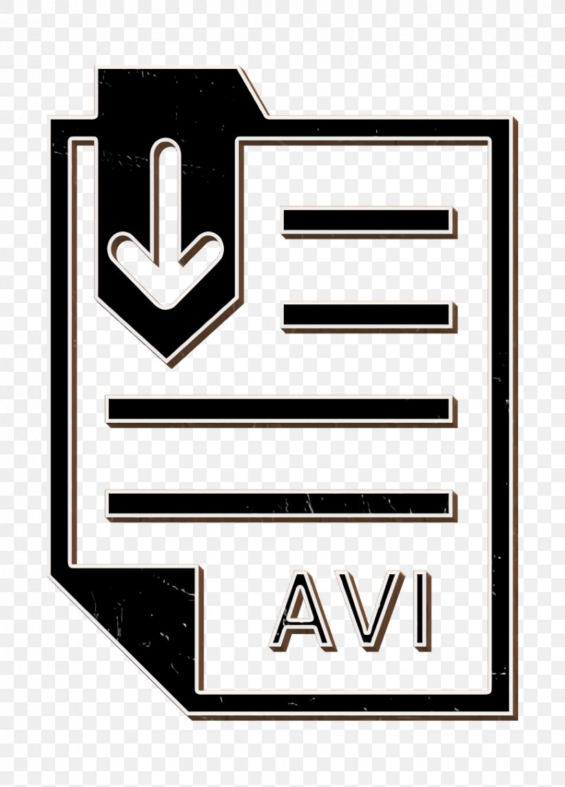 Avi Icon Document Icon File Icon, PNG, 868x1210px, Avi Icon, Document Icon, File Icon, Format Icon, Logo Download Free
