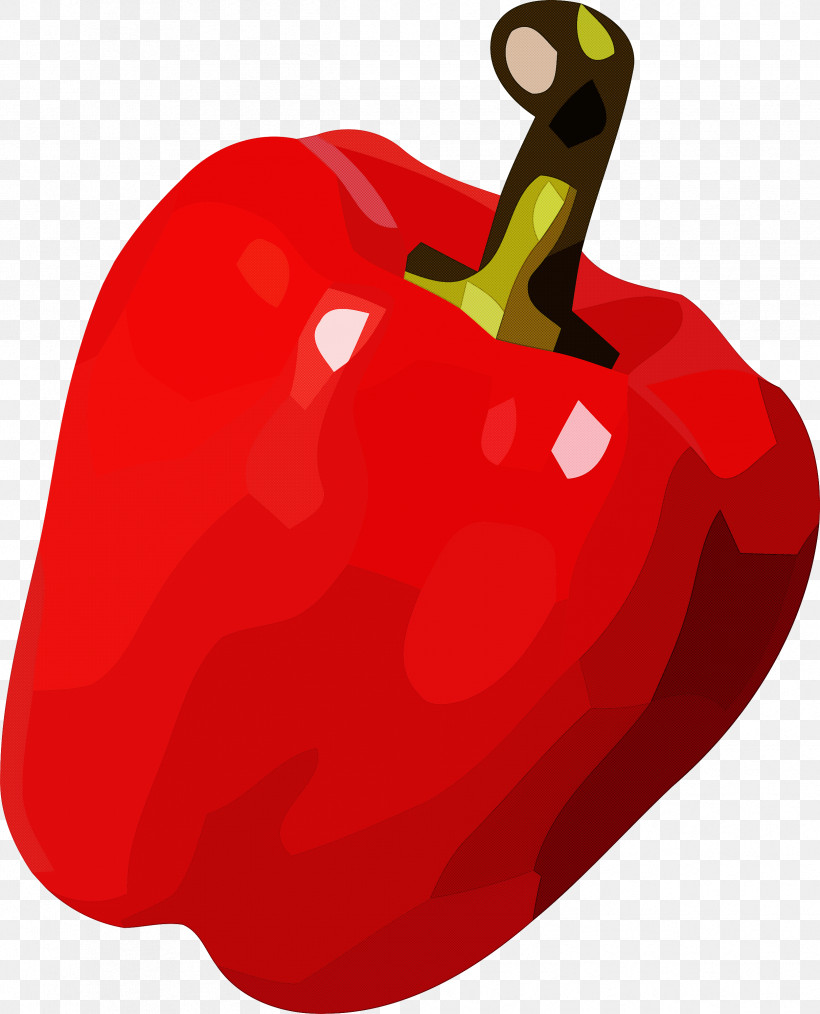 Pimiento Bell Pepper Chili Pepper Red, PNG, 2424x3000px, Pimiento, Apple, Bell Pepper, Chili Pepper, Fruit Download Free