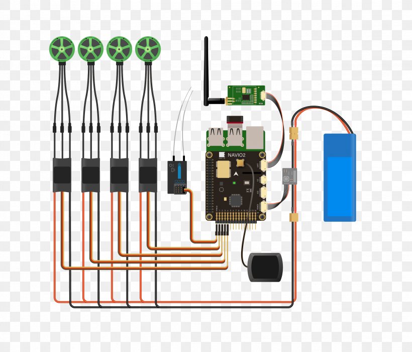 Quadcopter Unmanned Aerial Vehicle ArduPilot Autopilot Raspberry Pi, PNG, 2277x1944px, Quadcopter, Airplane, Ardupilot, Autopilot, Circuit Component Download Free