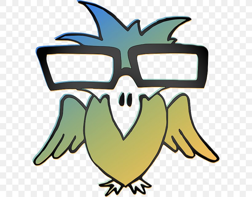 Bird Glasses Owl Clip Art, PNG, 609x640px, Bird, Artwork, Beak, Drawing, Fictional Character Download Free