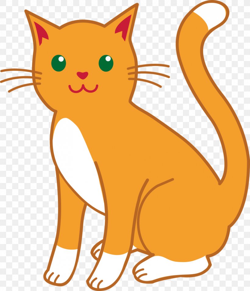 Cat Clip Art Vector Graphics Openclipart Kitten, PNG, 880x1024px, Cat, Animal Figure, Artwork, Carnivoran, Cartoon Download Free