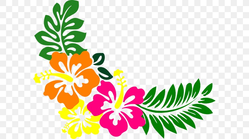 Clip Art Hawaiian Hibiscus Shoeblackplant Hibiscus Tea Free Content, PNG, 600x459px, Hawaiian Hibiscus, Area, Artwork, Common Hibiscus, Cut Flowers Download Free